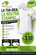 T-SHIRT MANICA CORTA ORDINE MINIMO 50 PZ.